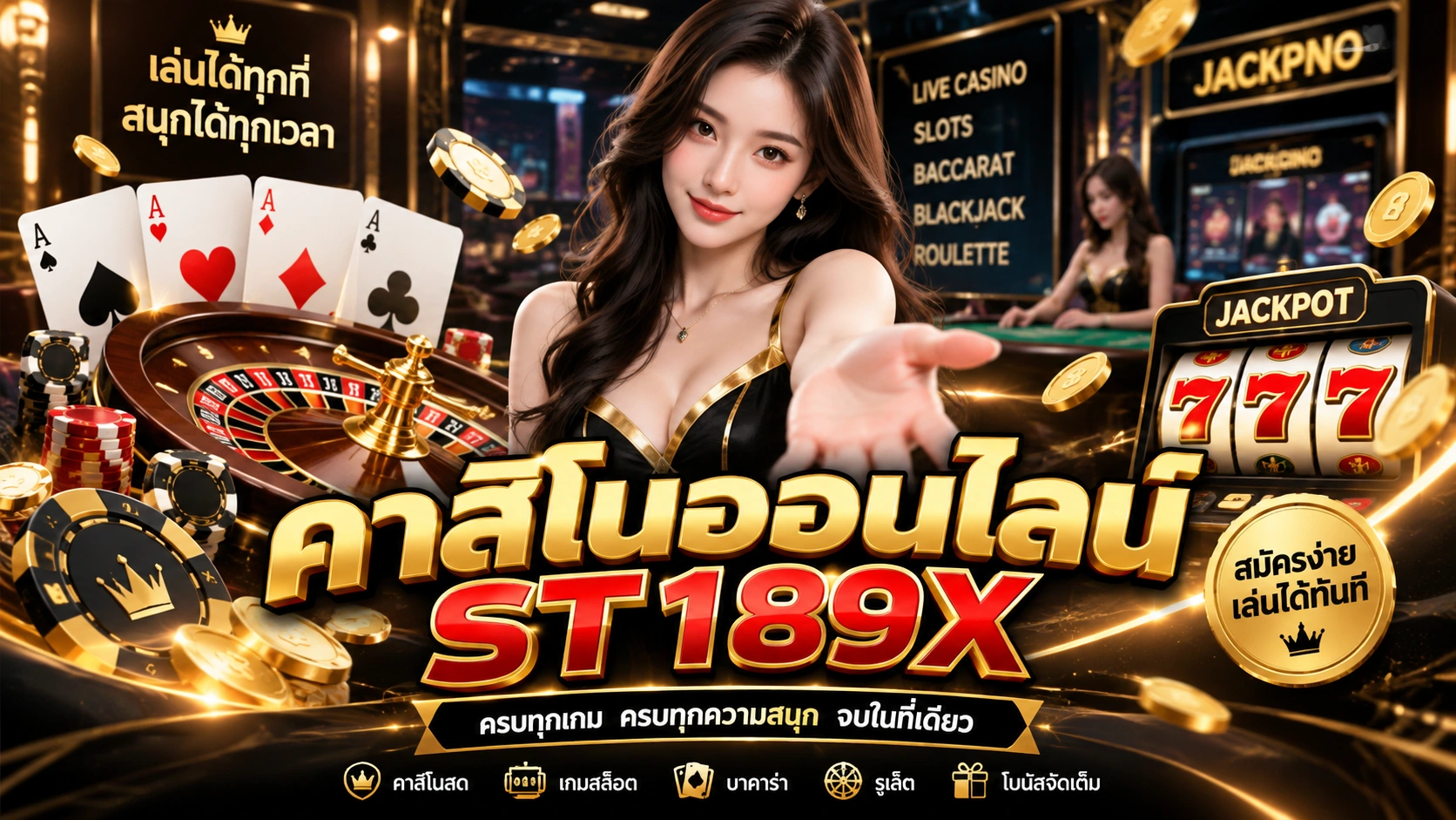 คาสิโนออนไลน์ ST189X